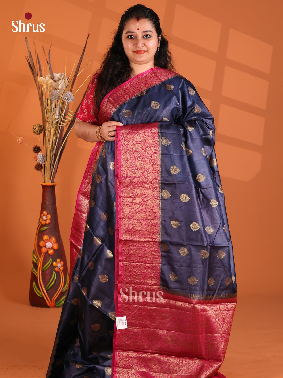 DFS25014 - Tussar Saree - Shop on Shrus.com
