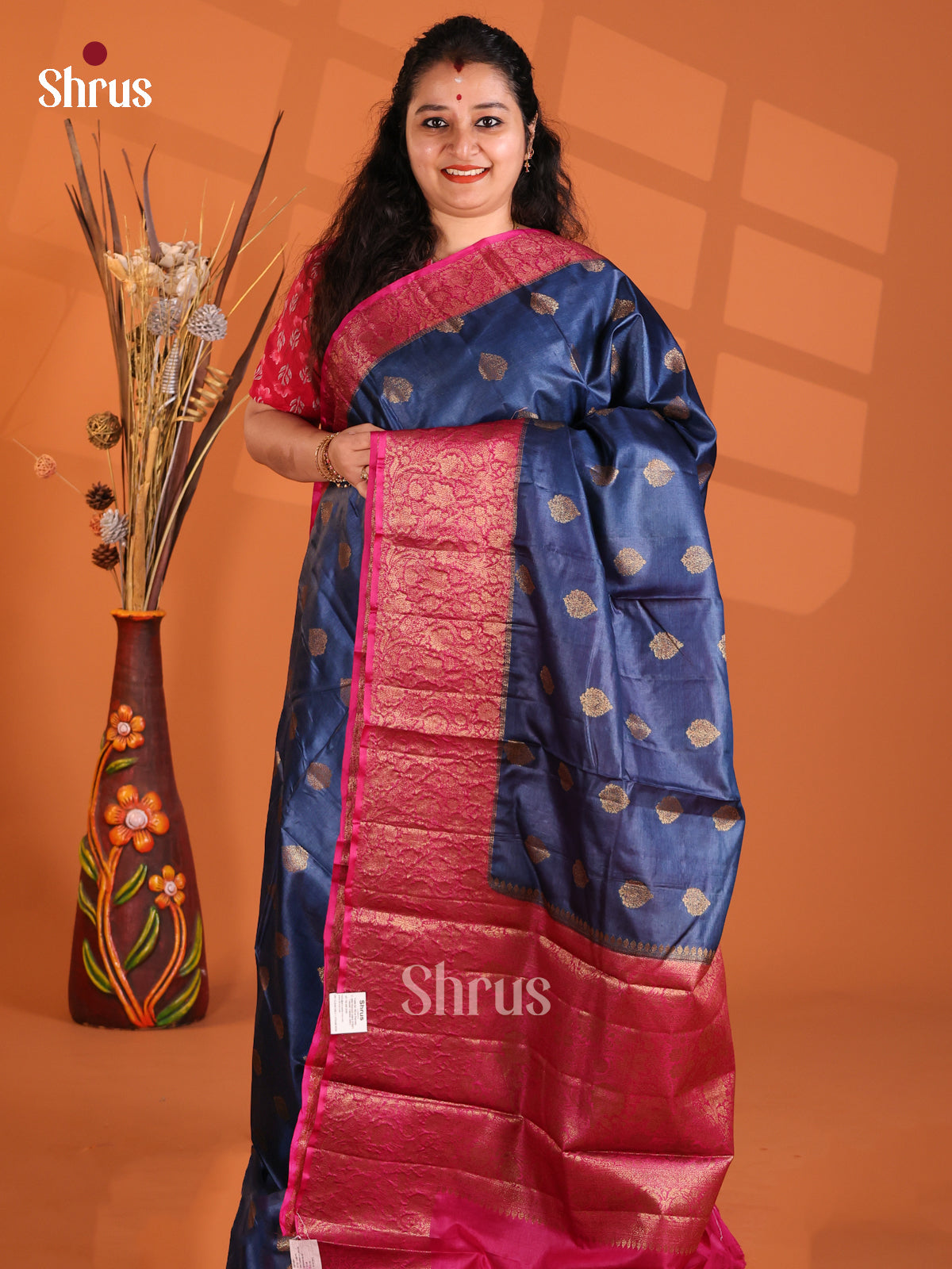 DFS25015 - Tussar Saree - Shop on Shrus.com