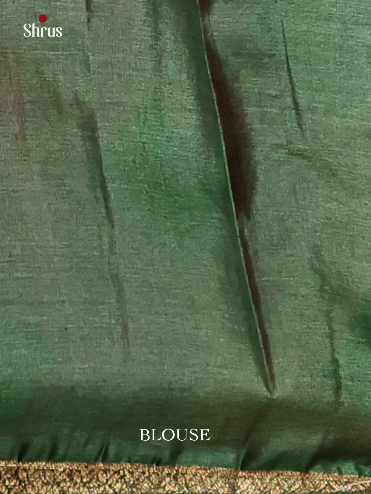 traditional Pink & Green- Tussar Saree-1