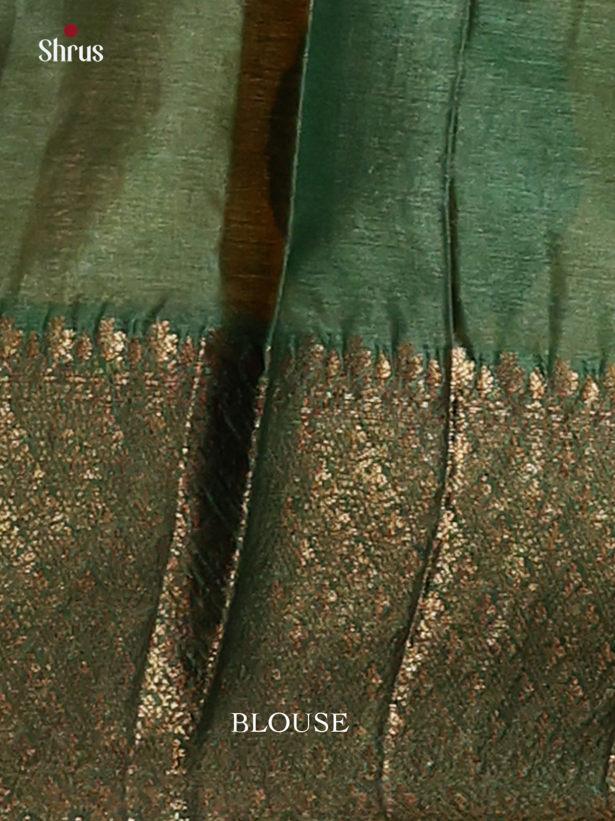 Mustard & Green - Tussar Saree - Shop on Shrus.com