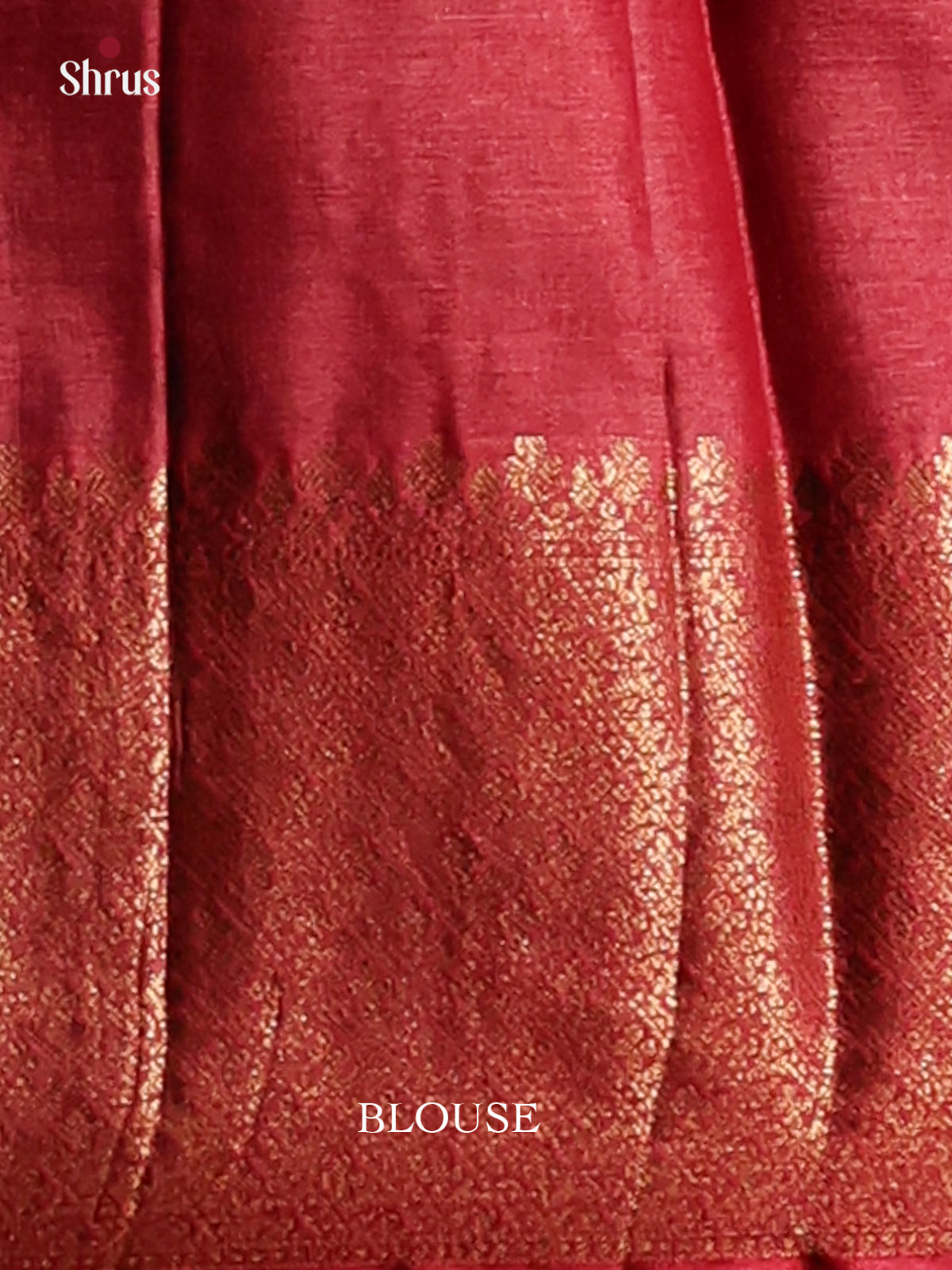 Violet & Maroon - Tussar Saree-1