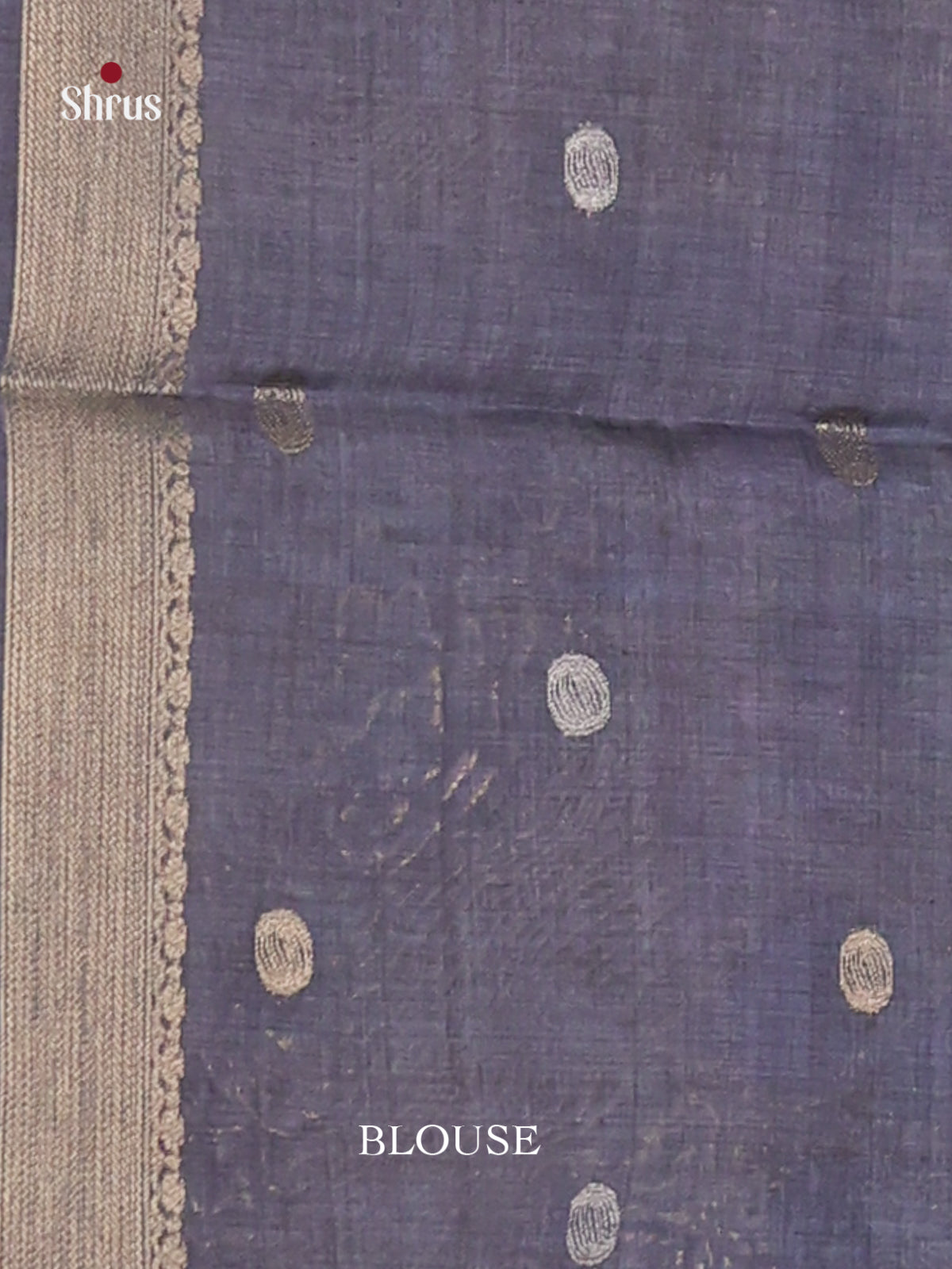 Grey - Semi Tussar Saree