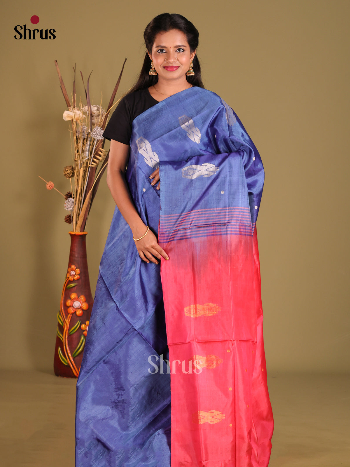 DFS26009 - Banana Pith Saree - Shop on Shrus.com