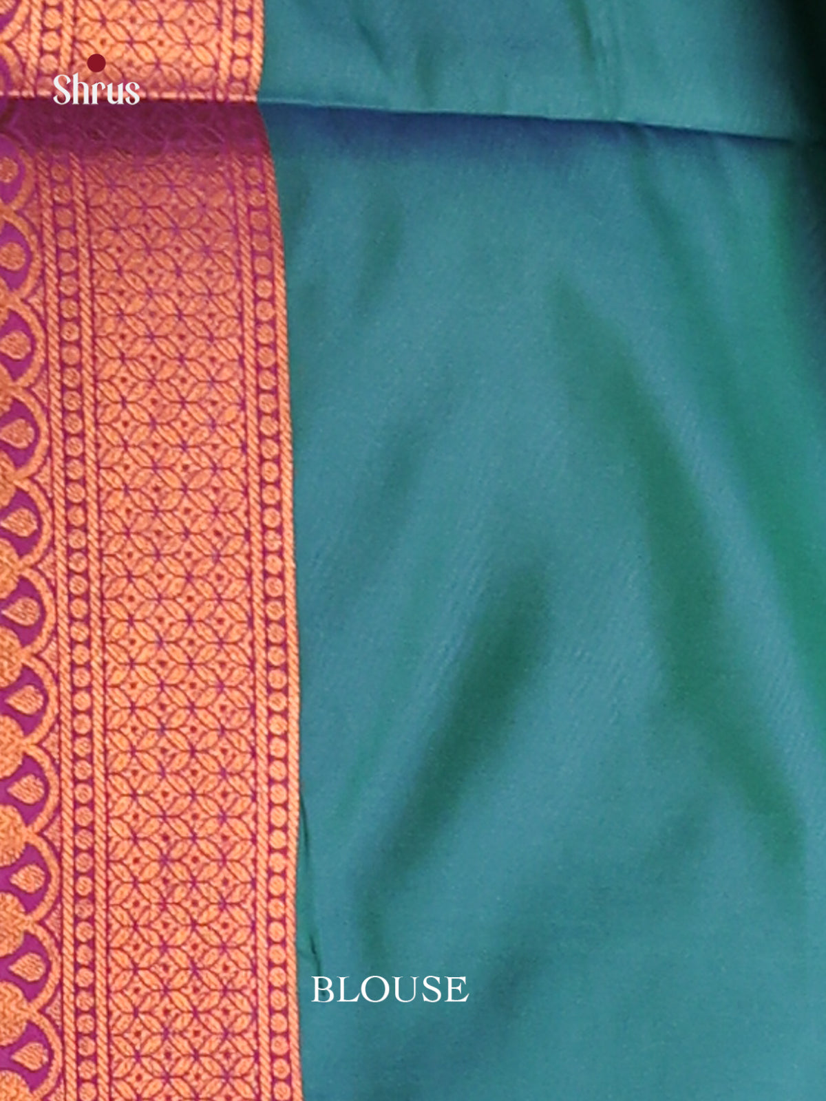 Peacock Green & Purple - Semi Softsilk Saree