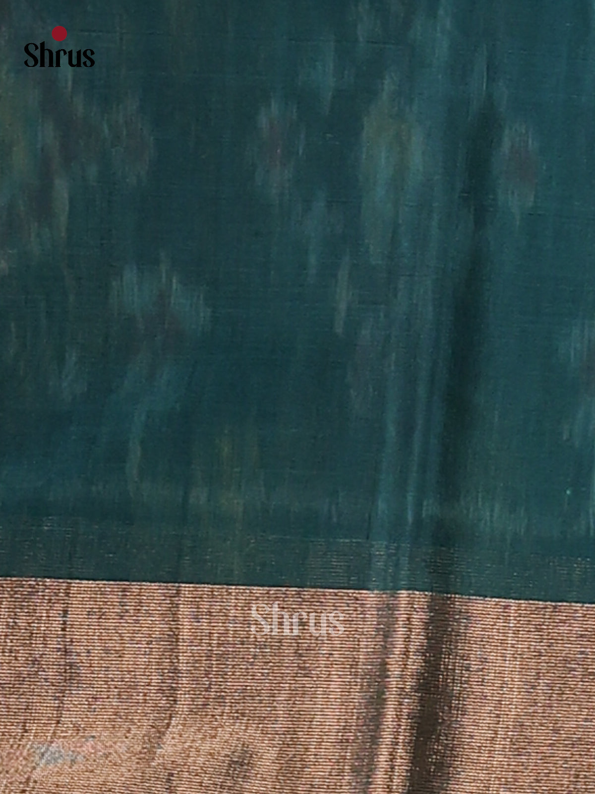 Light Green & Peacock Green- Pochampally sico Saree - Shop on Shrus.com