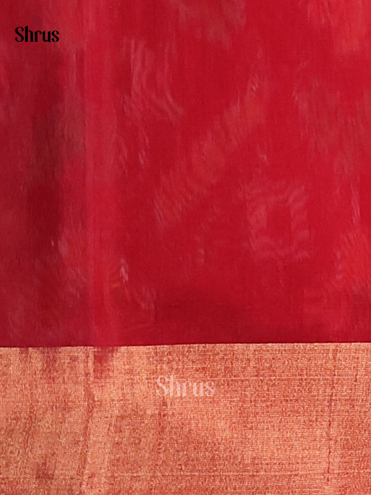Green & Red - Pochampally sico Saree - Shop on Shrus.com