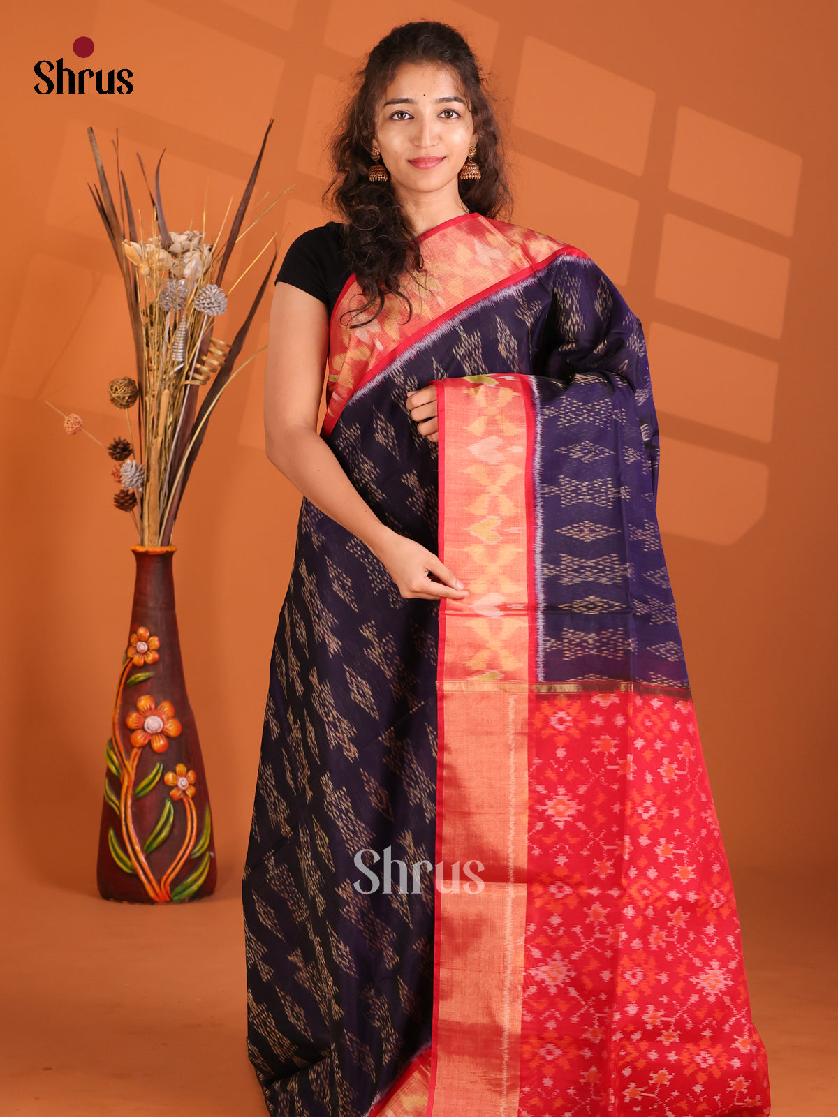 DGS07037 - Pochampally sico Saree - Shop on Shrus.com