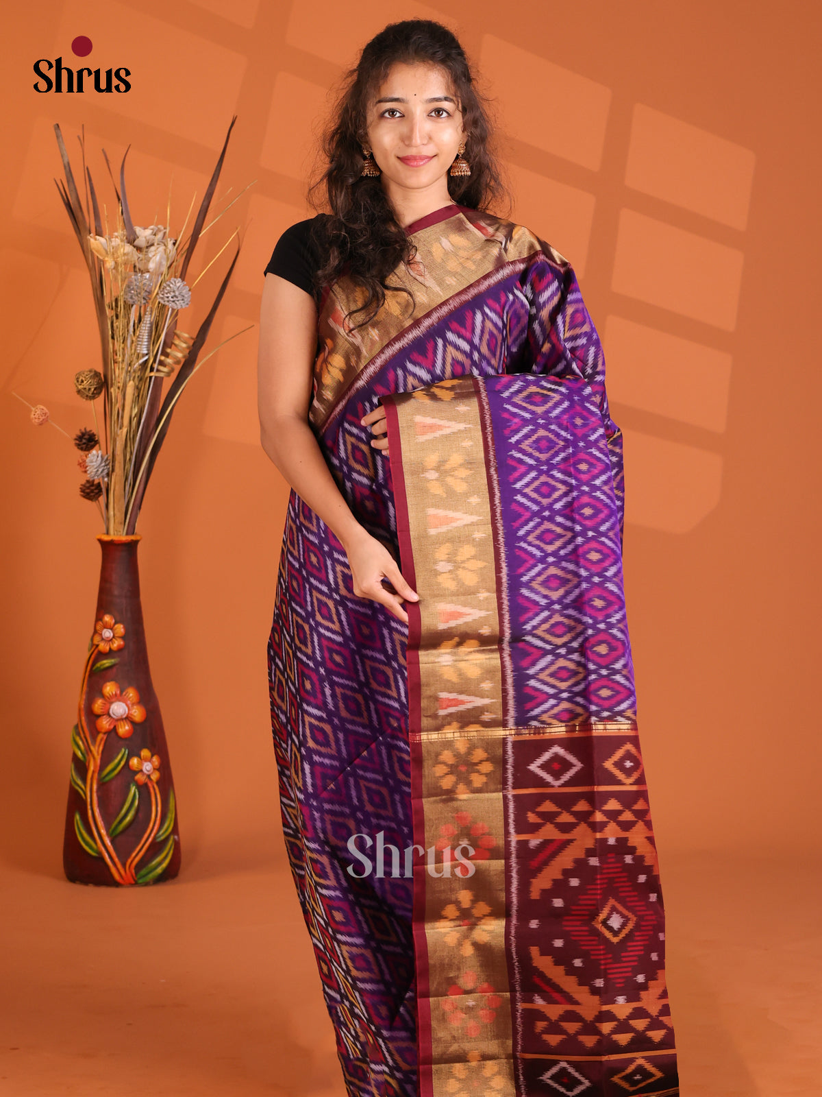 DGS07039 - Pochampally sico Saree - Shop on Shrus.com