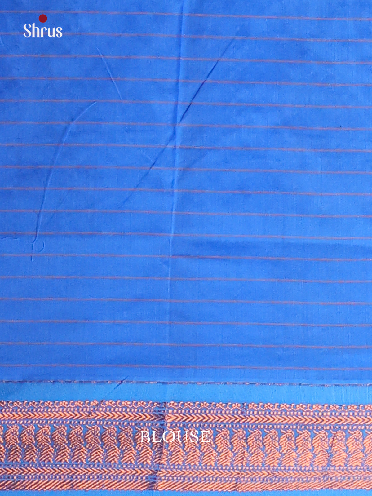 Light Blue & Blue - Kalyani Cotton Saree