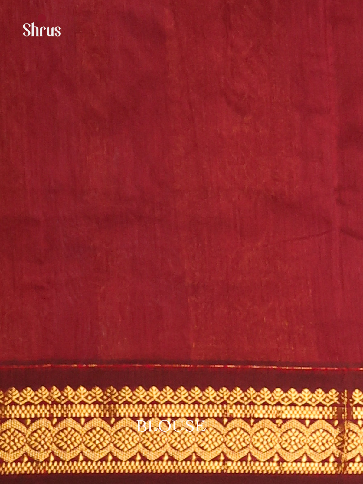Grey & Maroon - Kalyani Cotton Saree - Shop on Shrus.com