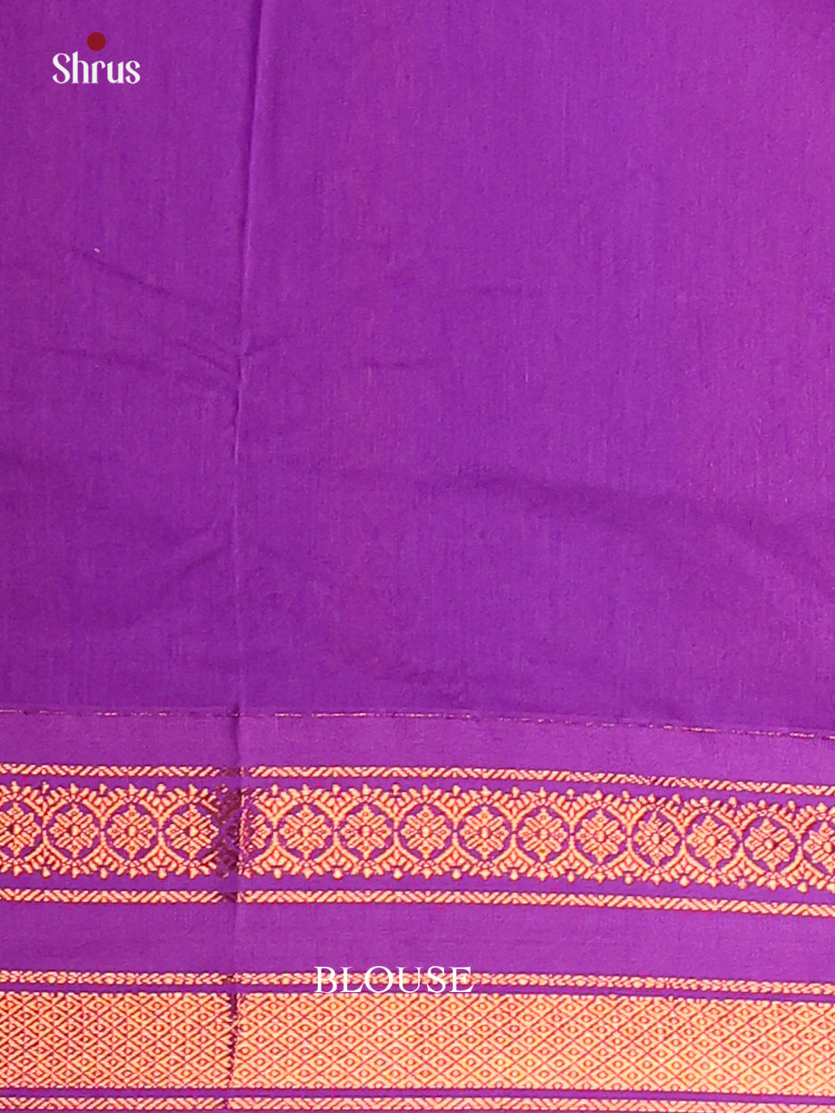 Lavender & Violet- Kalyani Cotton Saree - Shop on Shrus.com