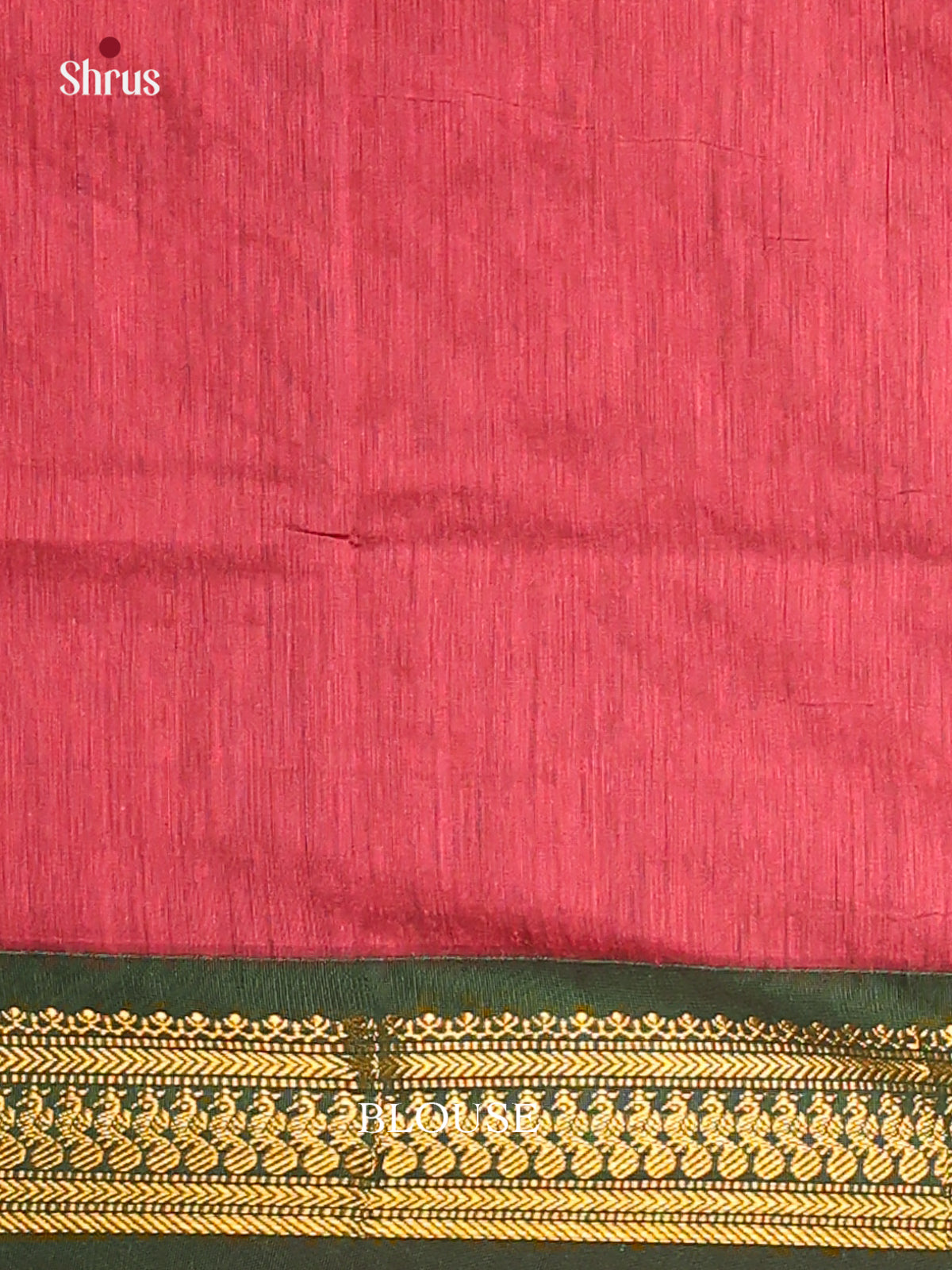 Maroon & Green - Kalyani Cotton Saree - Shop on Shrus.com