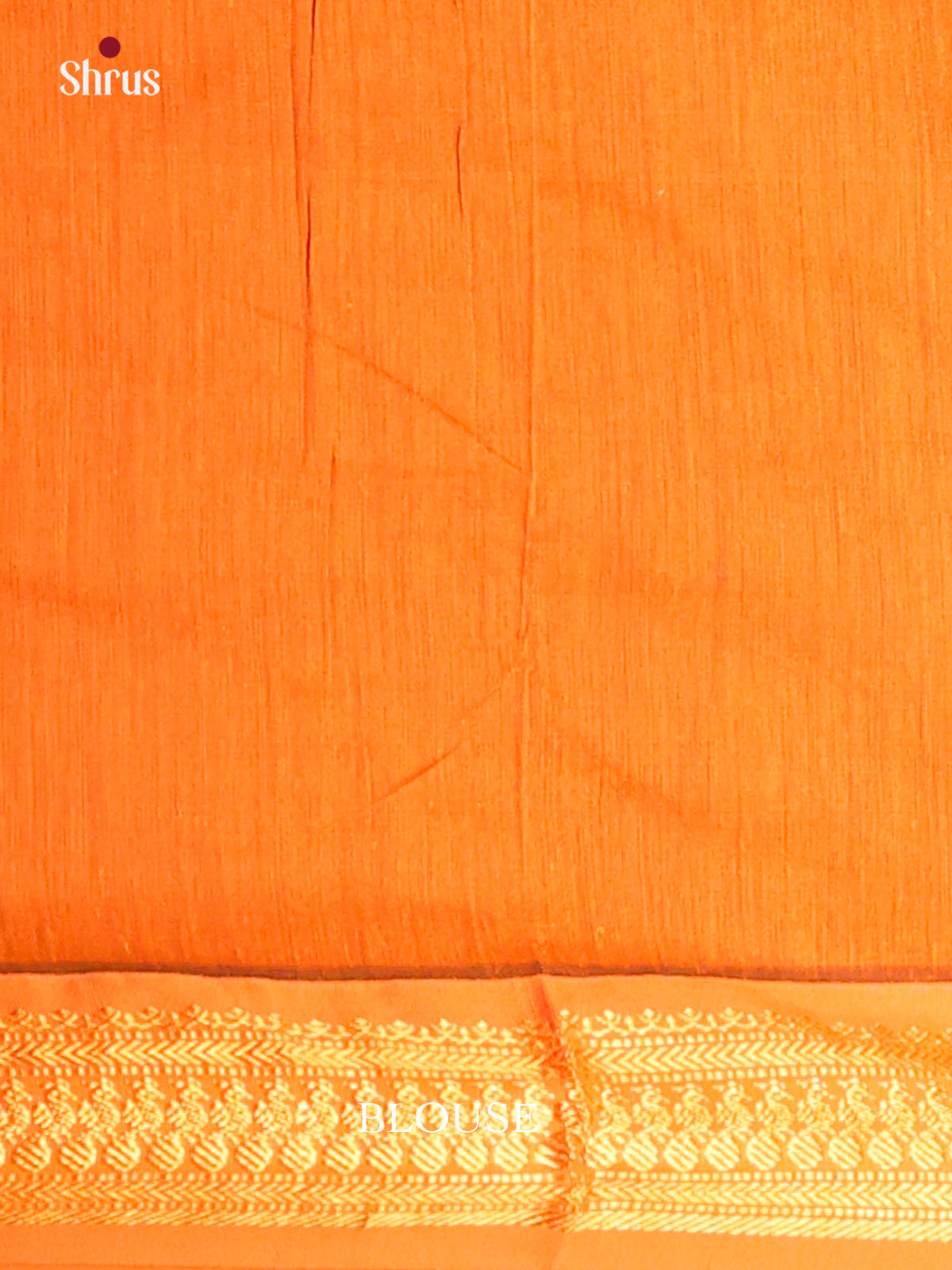 Blue & Orange - Kalyani Cotton Saree