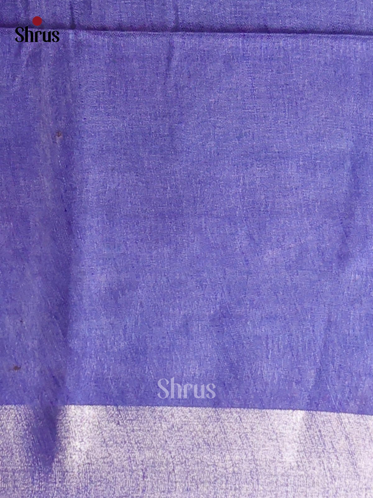 Lite Blue & Blue- Semi Ikkat Saree - Shop on Shrus.com
