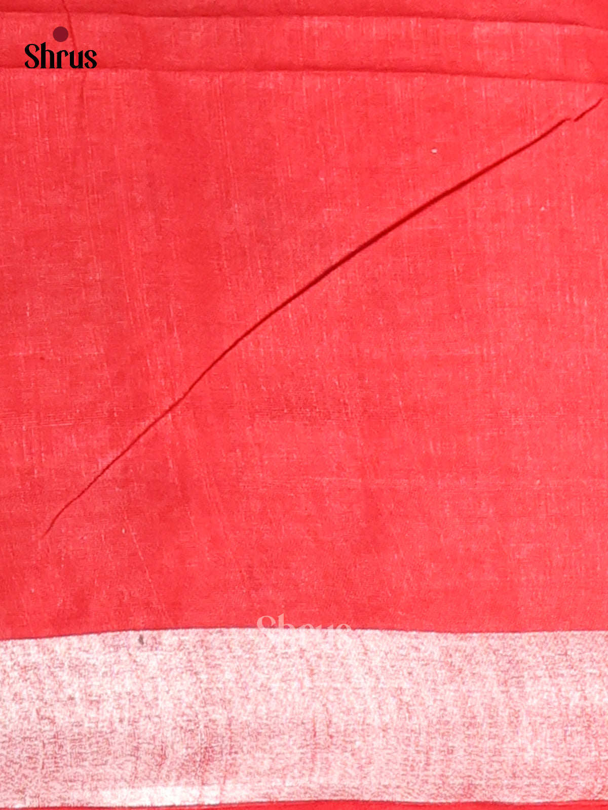 Pink & Red- Semi Ikkat Saree - Shop on Shrus.com