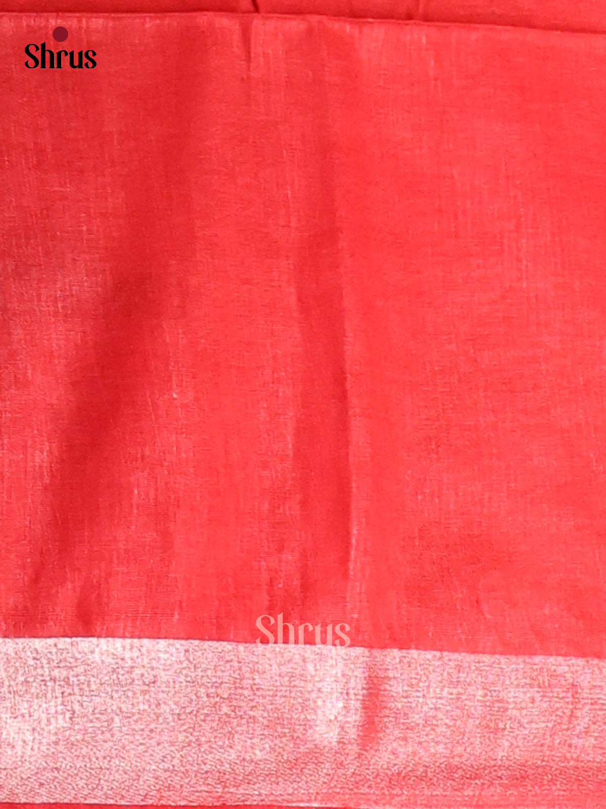 Pink & Red- Semi Ikkat Saree - Shop on Shrus.com