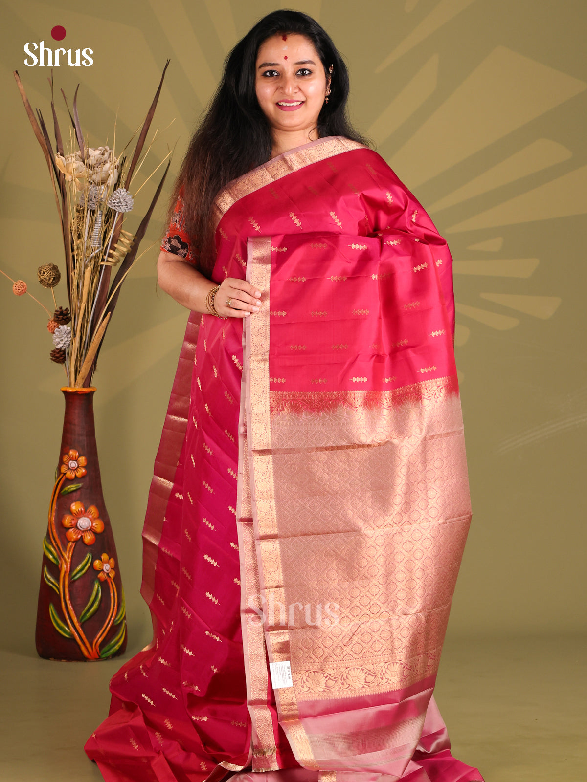 DGS11029 - Kanchipuram silk (HR) Saree - Shop on Shrus.com