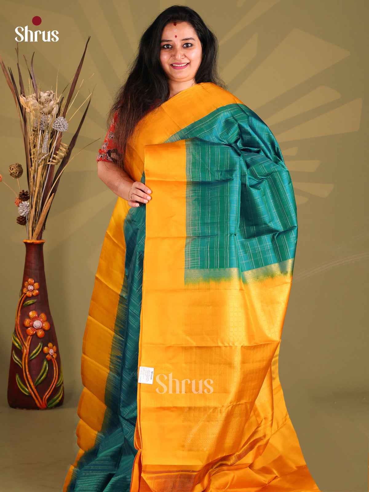 DGS11113 - Kanchipuram silk (HR) Saree - Shop on Shrus.com
