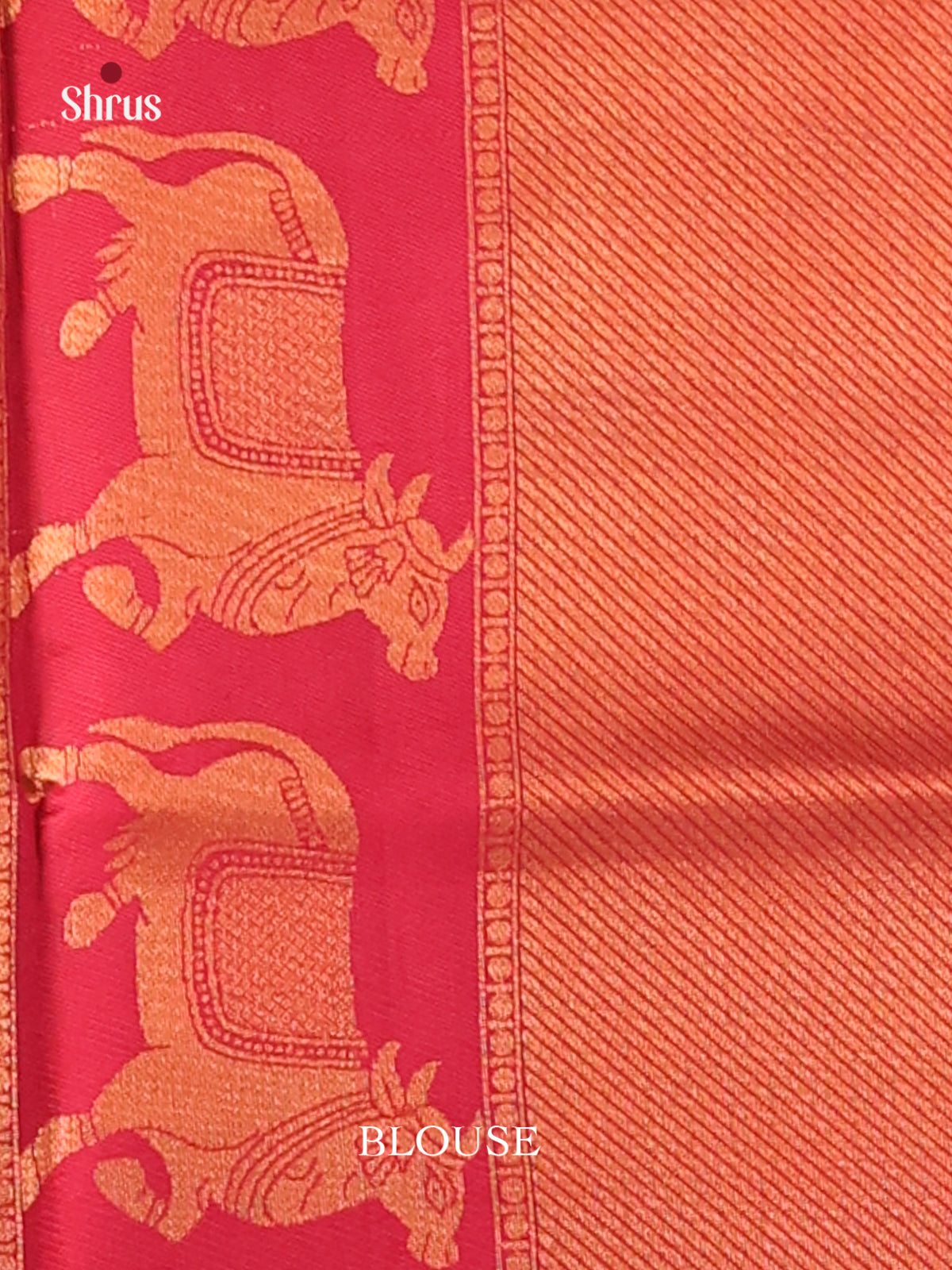 Green & Maroon - Semi Softsilk Saree - Shop on Shrus.com