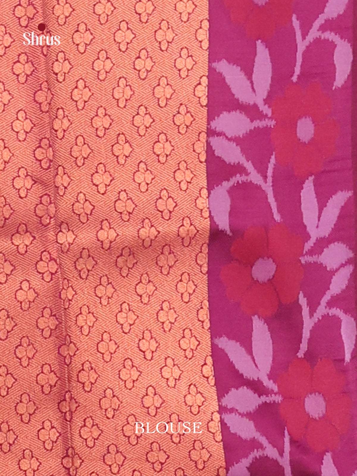 Lavender & Purple - Semi Softsilk Saree - Shop on Shrus.com