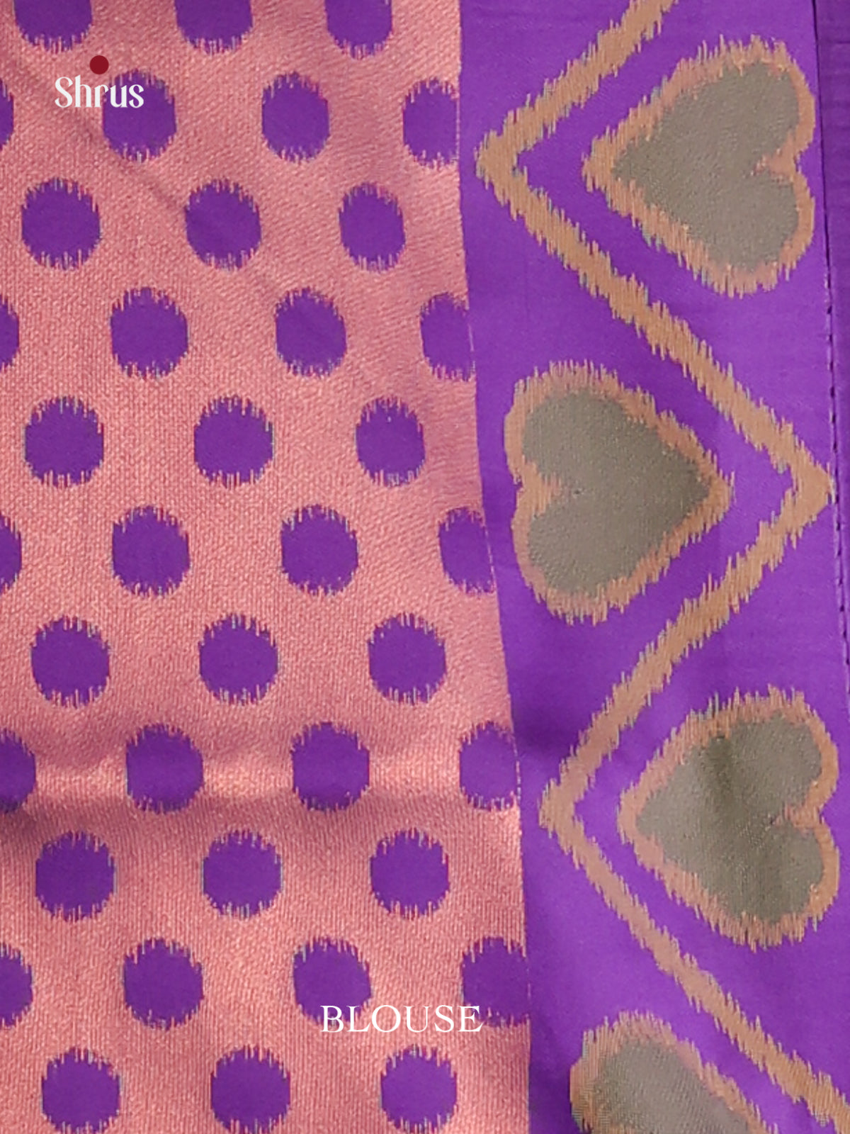 Yellow & Purple - Semi Softsilk Saree - Shop on Shrus.com