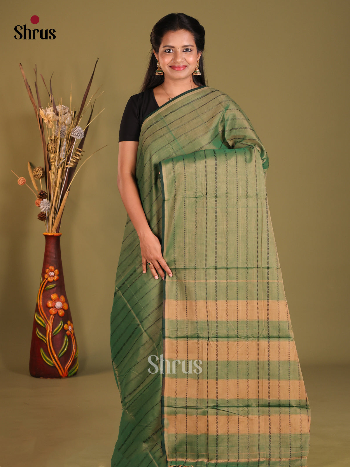 Green - Narayanpet Cotton Saree