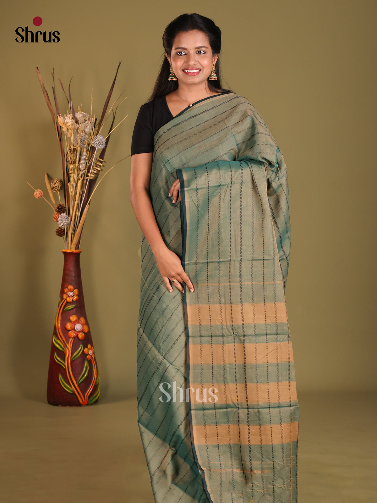 Green - Narayanpet Cotton Saree