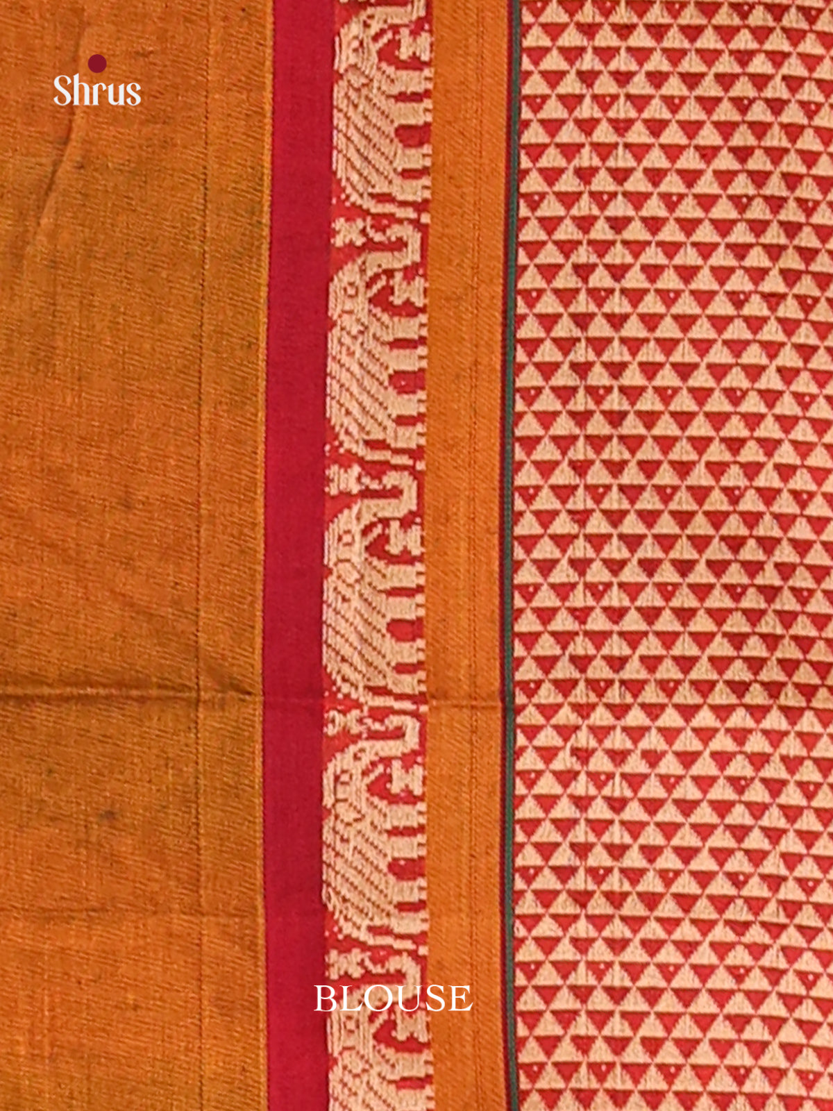 Mustard & Maroon- Narayanpet Cotton Saree