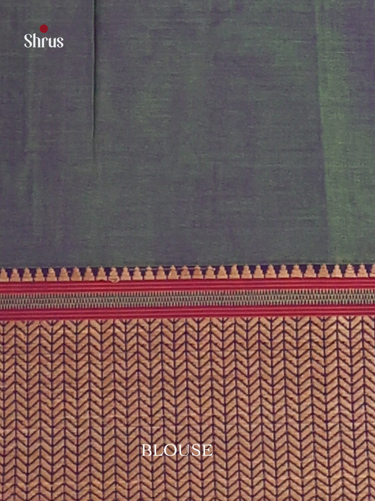 Green & Maroon - Narayanpet Cotton Saree