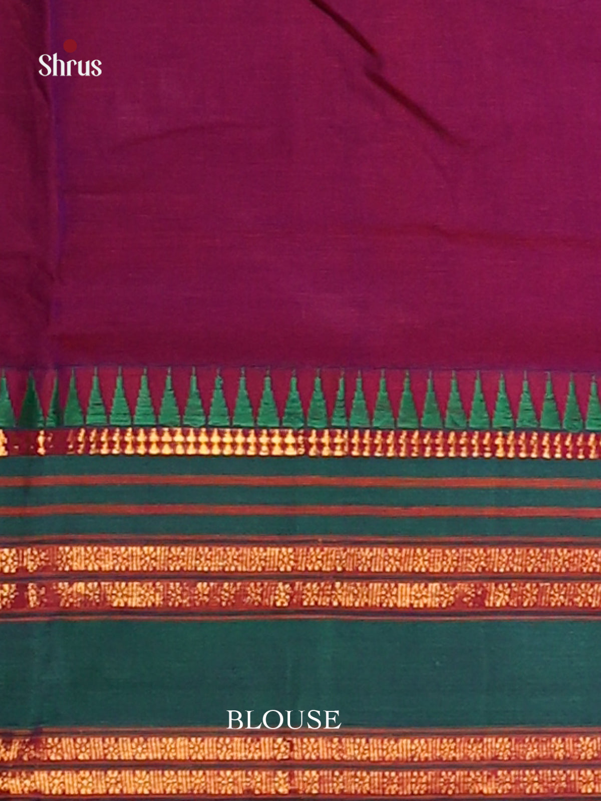 Purple & Green - Narayanpet Cotton Saree