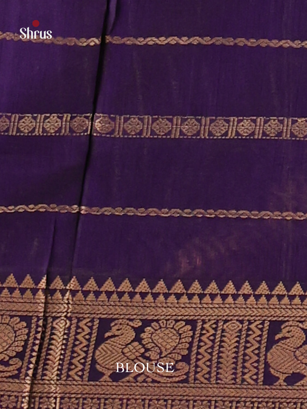 Violet & Red - Narayanpet Cotton Saree