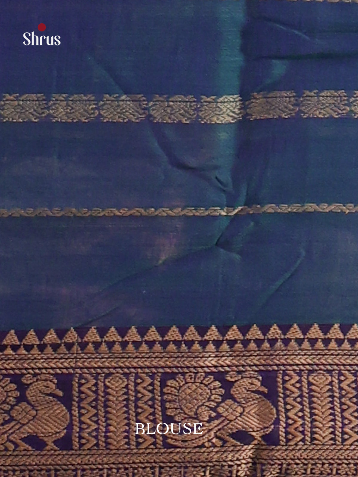 Blue & Red - Narayanpet Cotton Saree