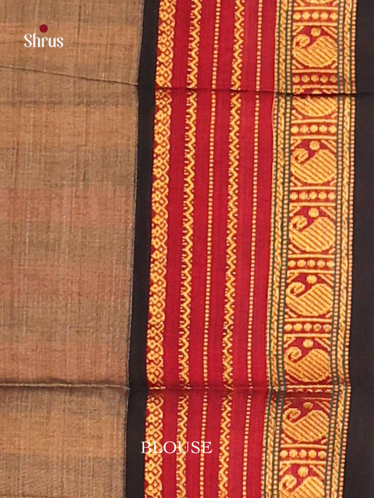 Grey & Black - Narayanpet Cotton Saree