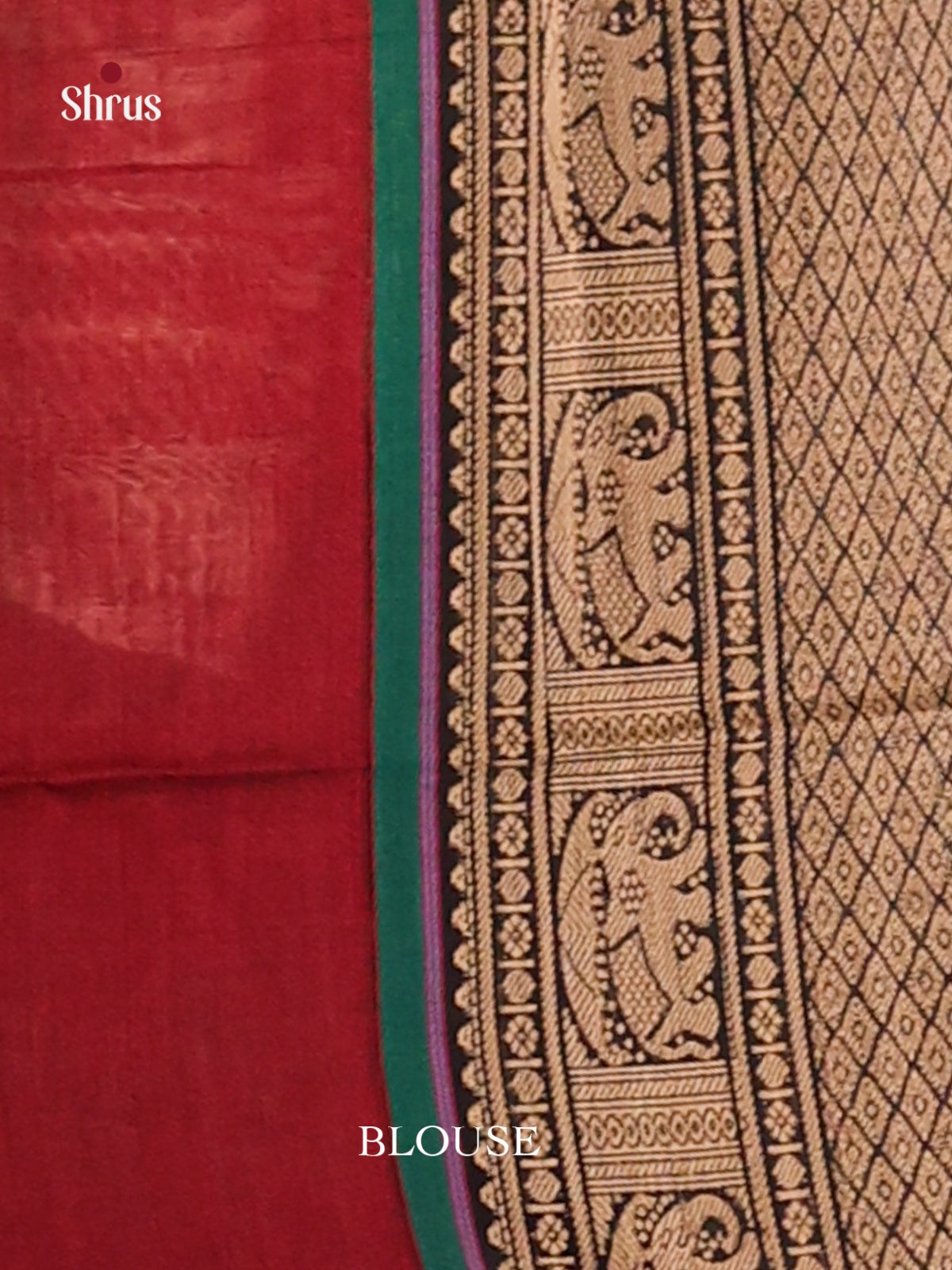 Maroon & Green - Narayanpet Cotton Saree