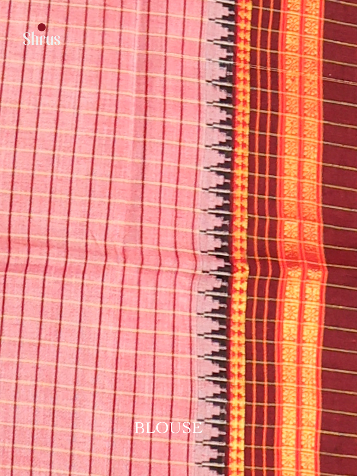 Pink & Maroon- Narayanpet Cotton Saree