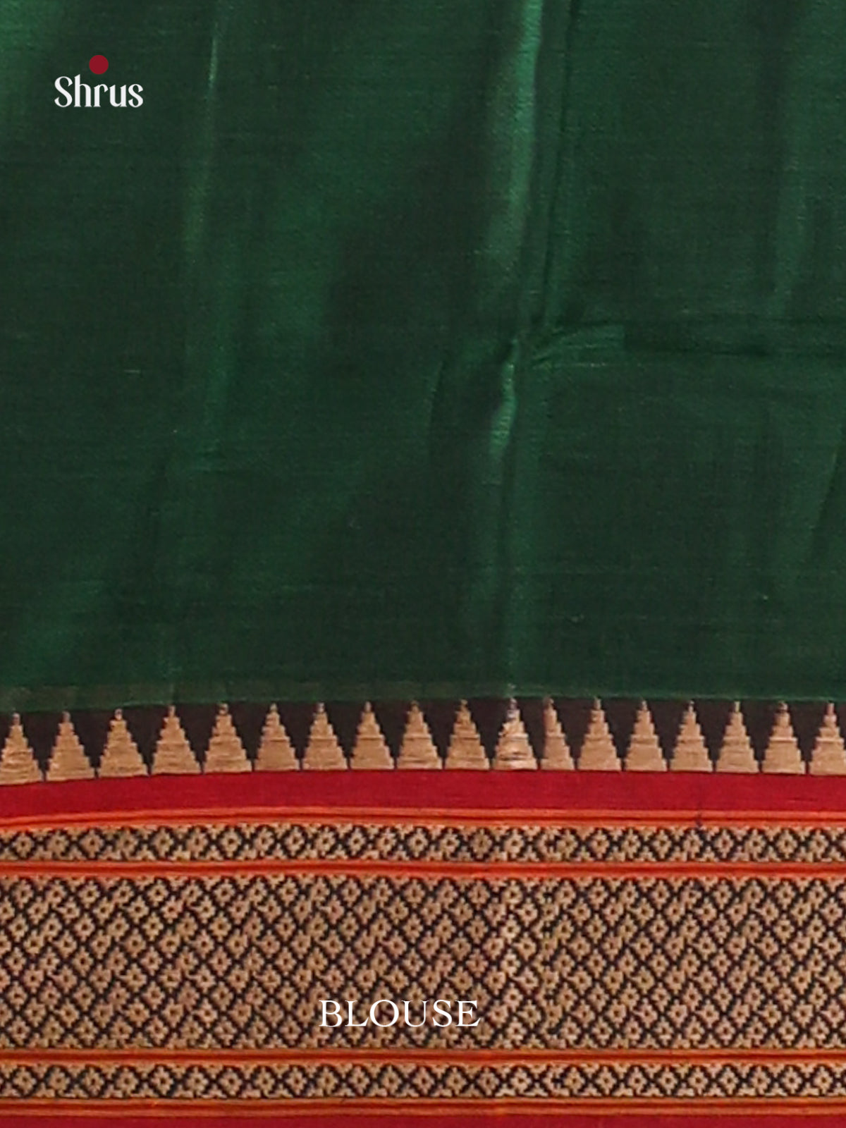 Green & Red - Narayanpet Cotton Saree