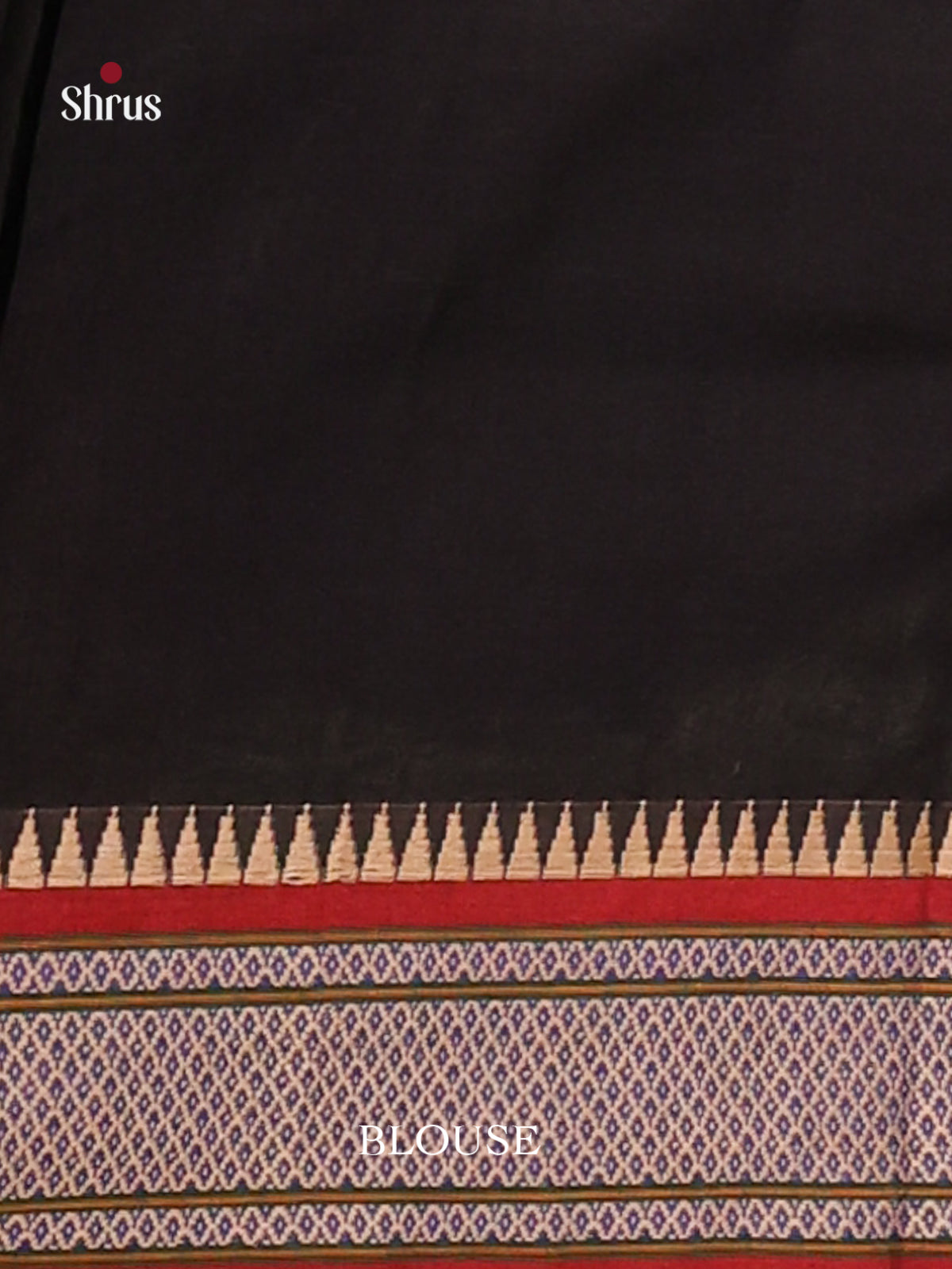 Black & Red - Narayanpet Cotton Saree