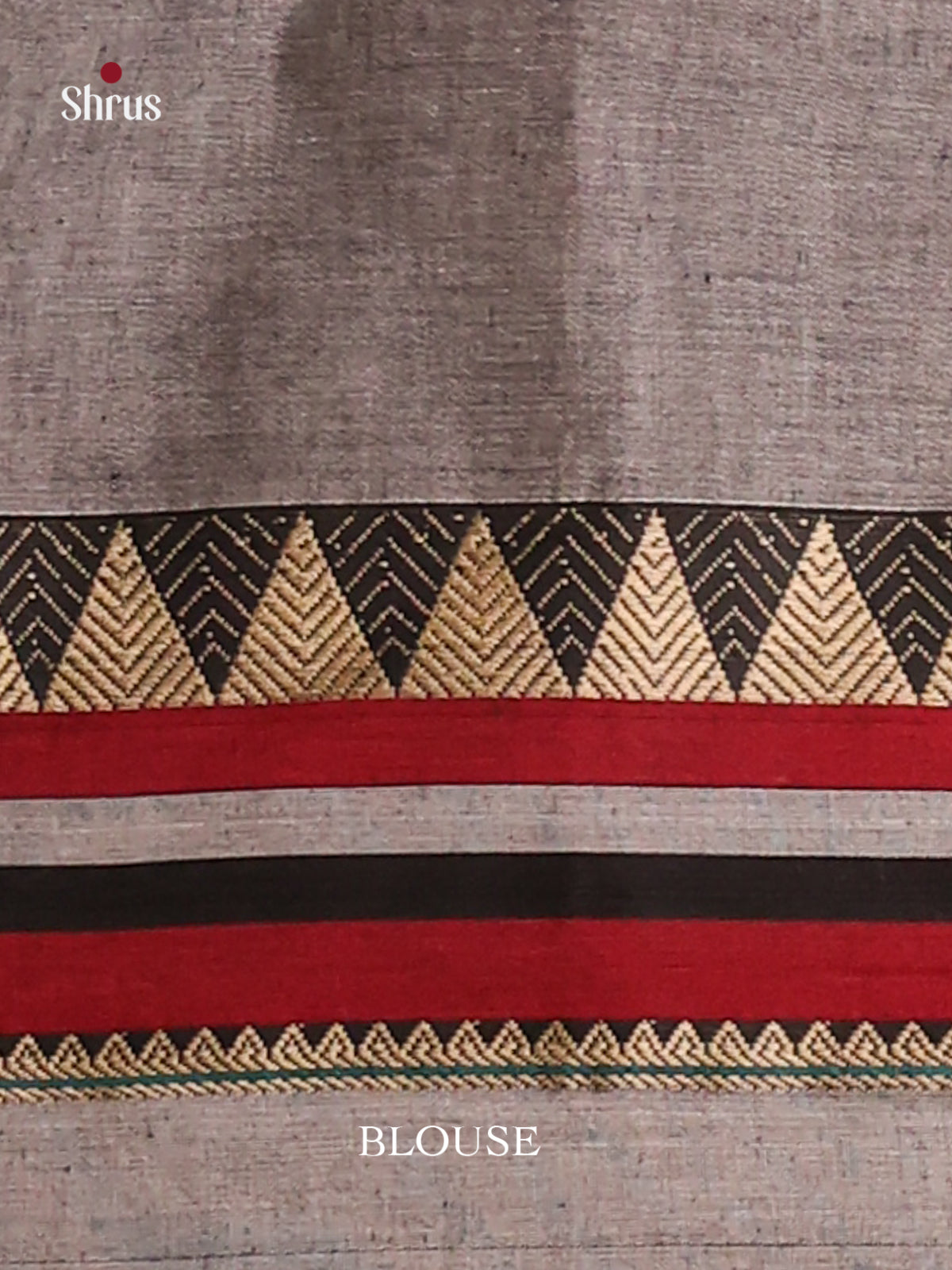 Grey & Maroon - Narayanpet Cotton Saree