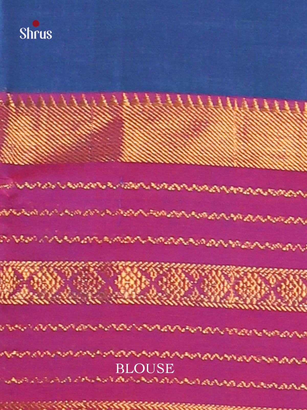 Blue & Purple - Narayanpet Cotton Saree