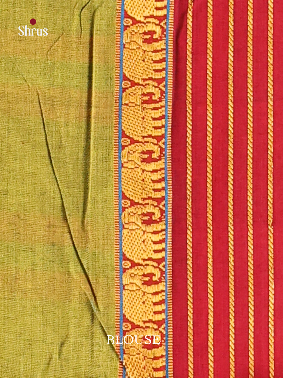 Green & Maroon - Narayanpet Cotton Saree