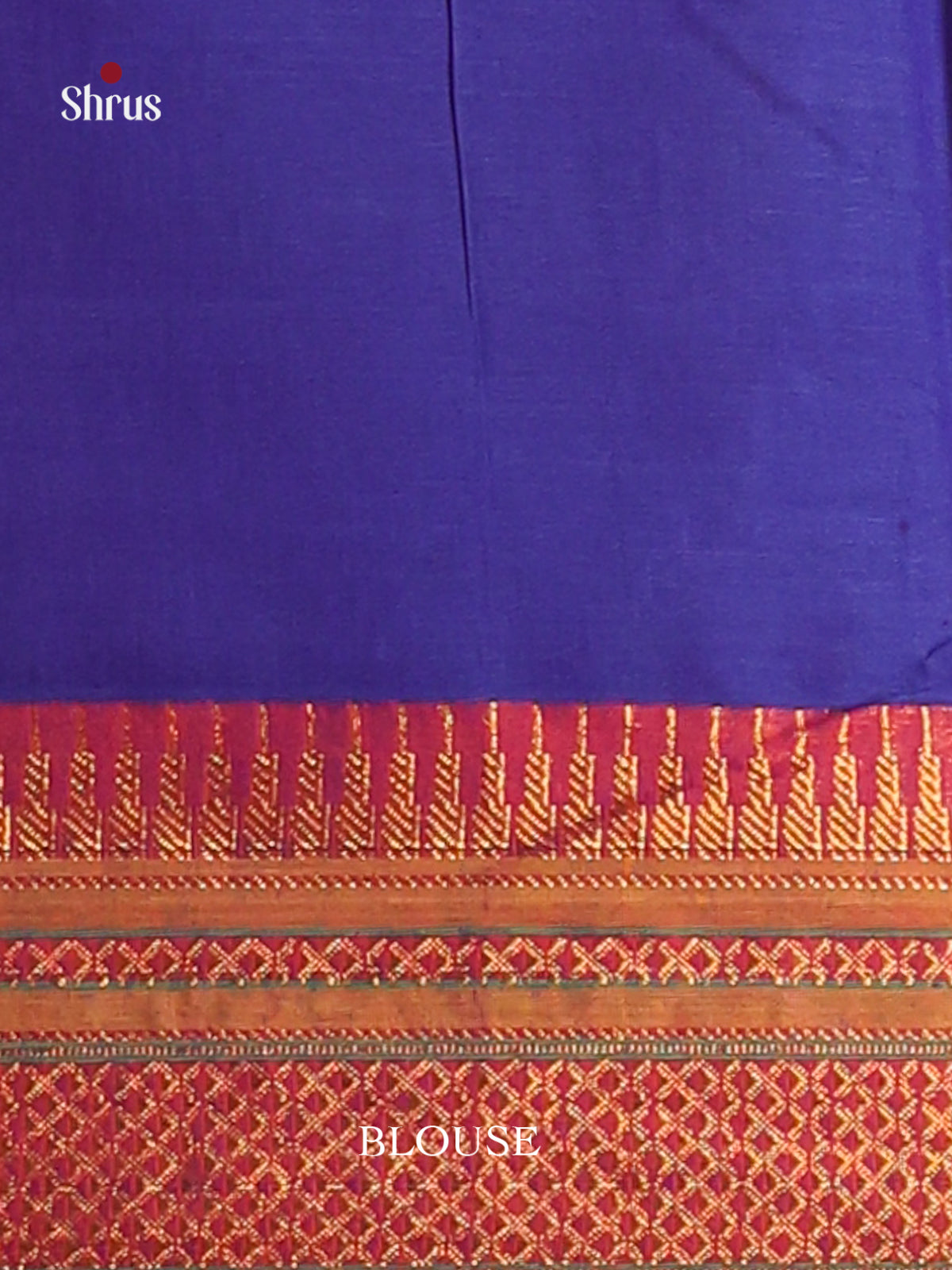 Blue & Mustard - Narayanpet Cotton Saree