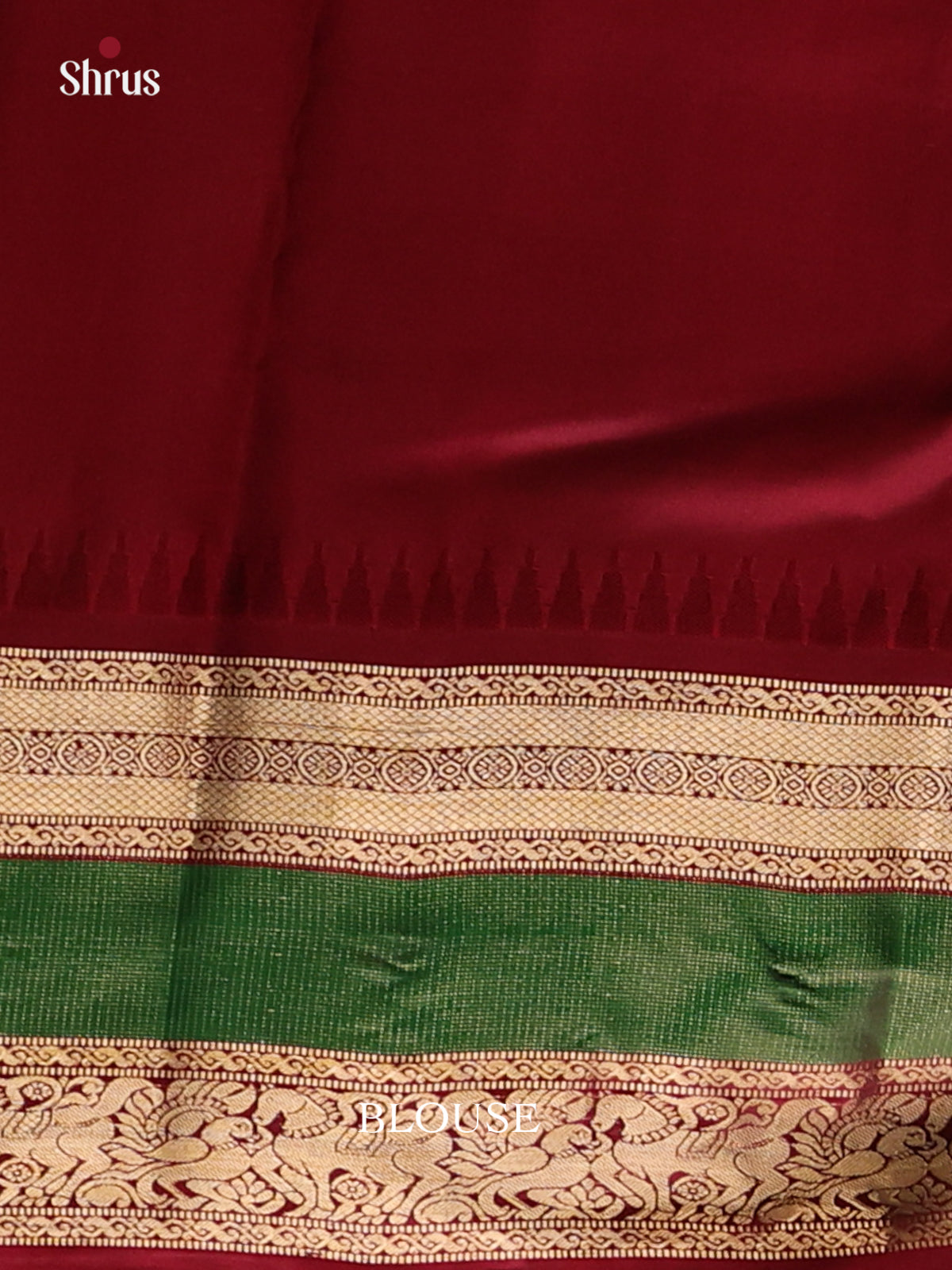 DGS16010 - Kanchipuram silk (HR) Saree - Shop on Shrus.com