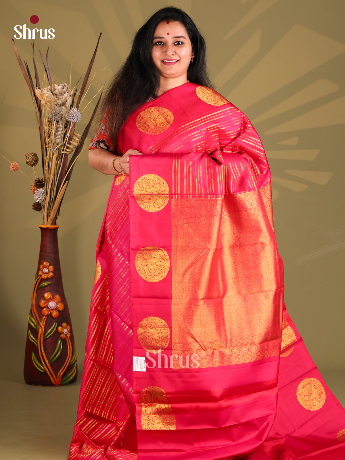 DGS16029 - Kanchipuram silk (HR) Saree - Shop on Shrus.com