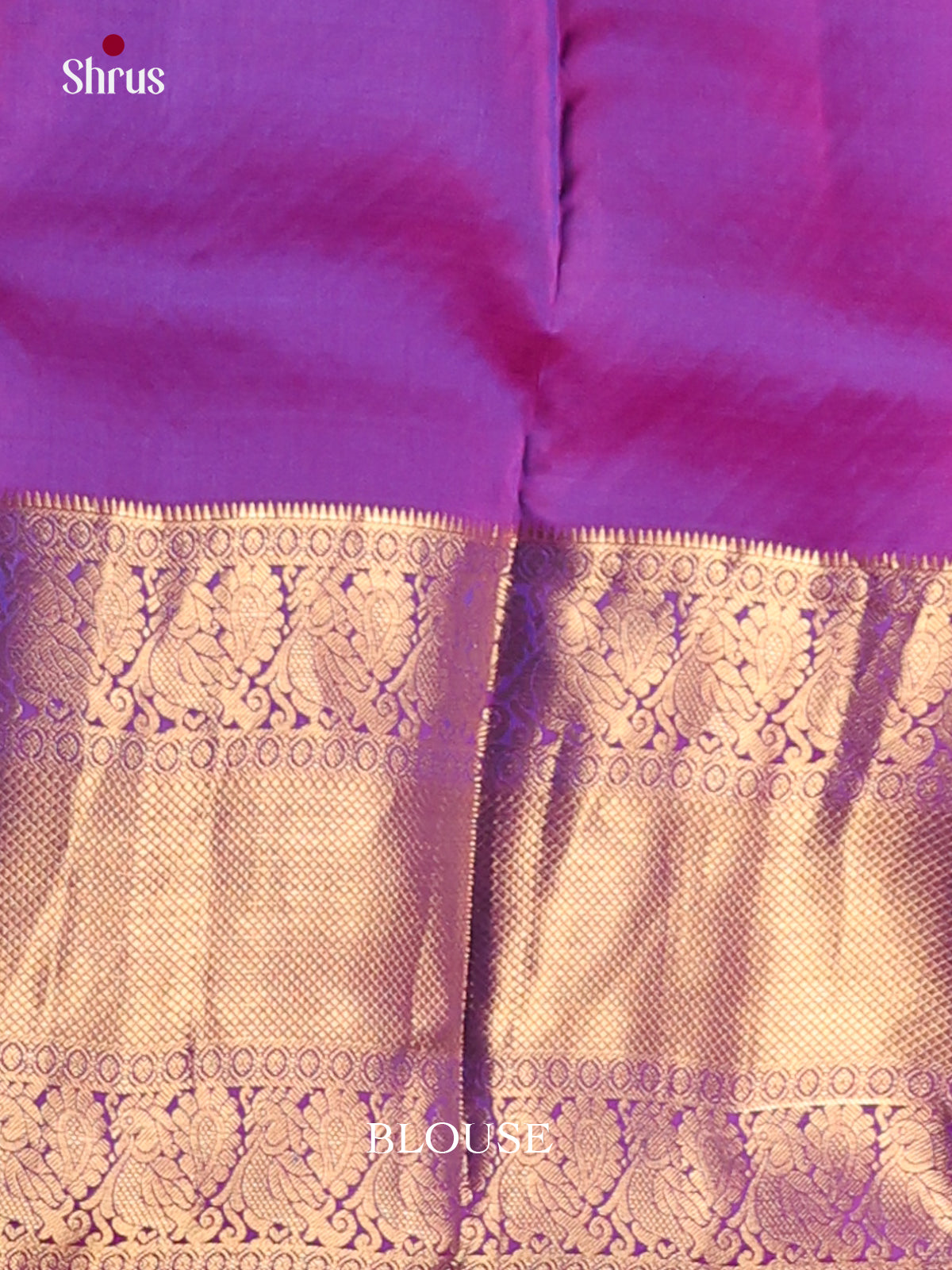 Blue & Purple- Kanchipuram-halfpure Saree
