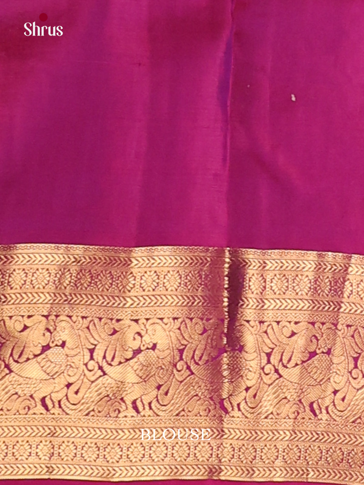Blue & Purple - Kanchipuram-halfpure Saree