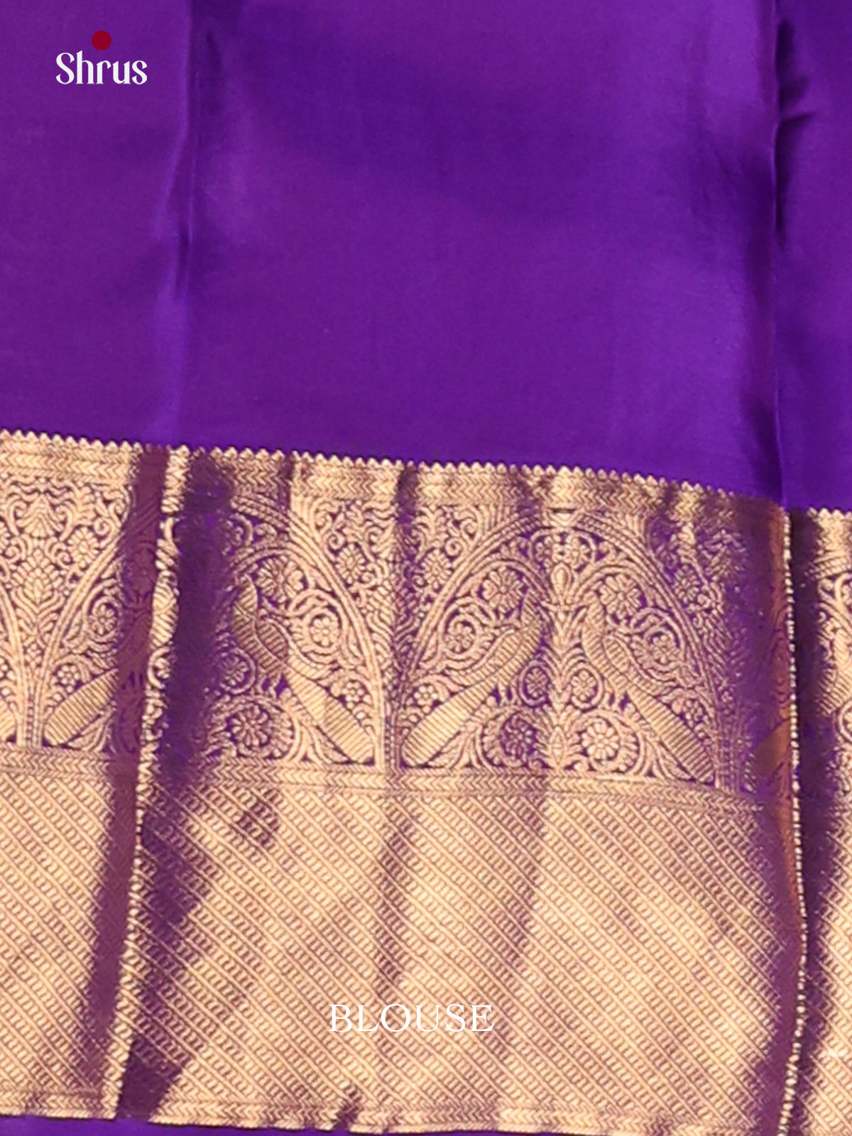 Green & Violet- Kanchipuram-halfpure Saree - Shop on Shrus.com