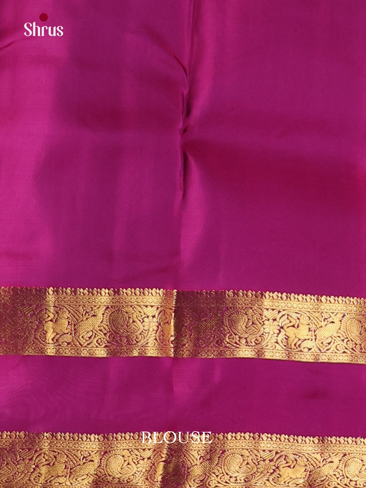 Violet & Purple- Kanchipuram-halfpure Saree - Shop on Shrus.com