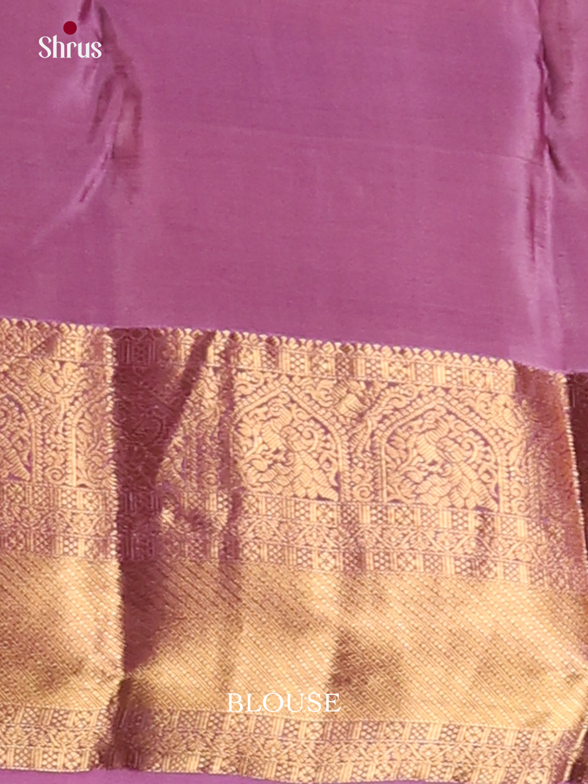 Lavender(Single Tone) - Kanchipuram-halfpure Saree - Shop on Shrus.com