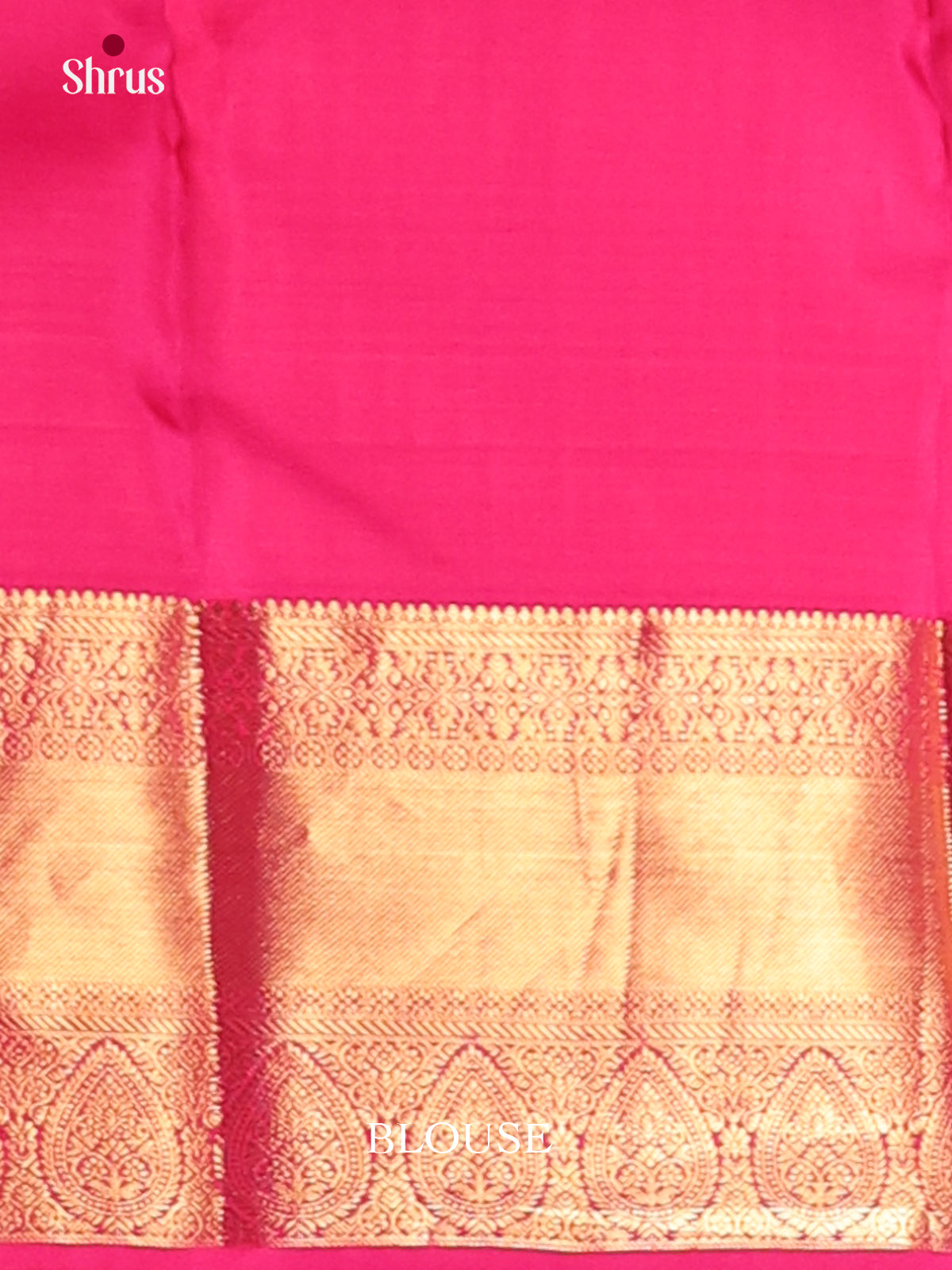 Purple & Pink - Kanchipuram-halfpure Saree - Shop on Shrus.com
