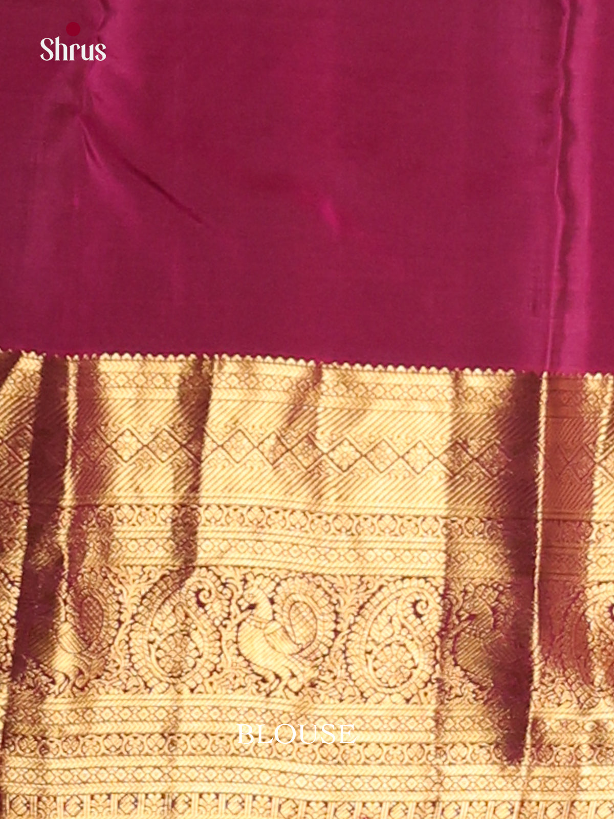 Green & Purple - Kanchipuram-halfpure Saree - Shop on Shrus.com